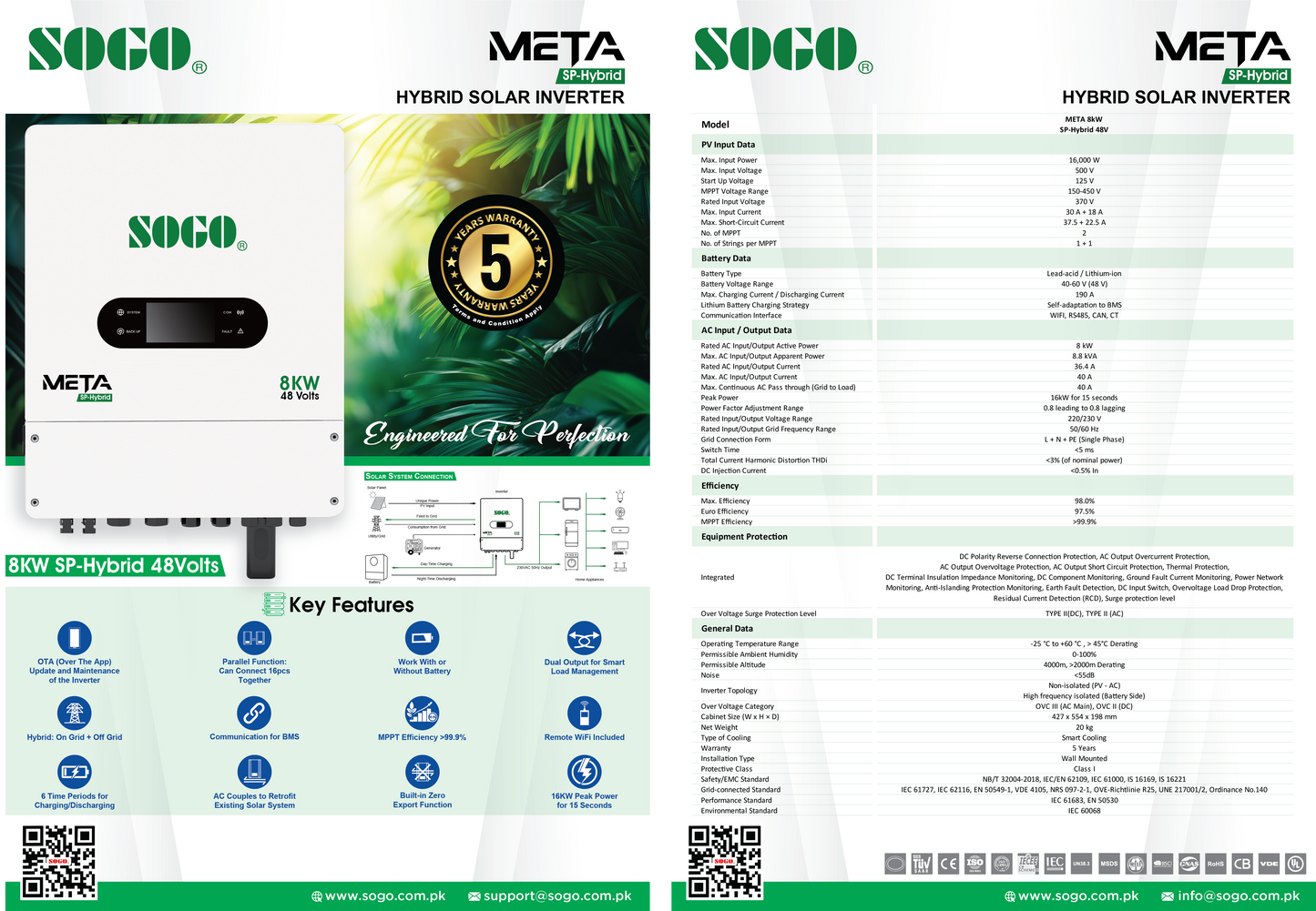 META Hybrid Inverter 8KW