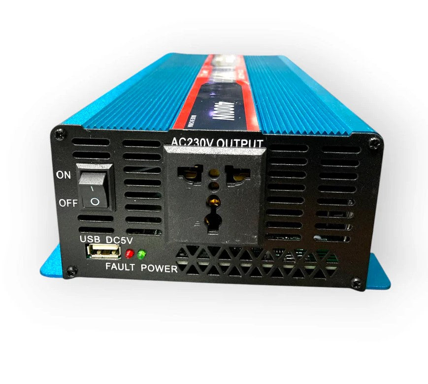 Hopes DC Converter 4000W DC 12V to AC 220V Inverter with Display Screen