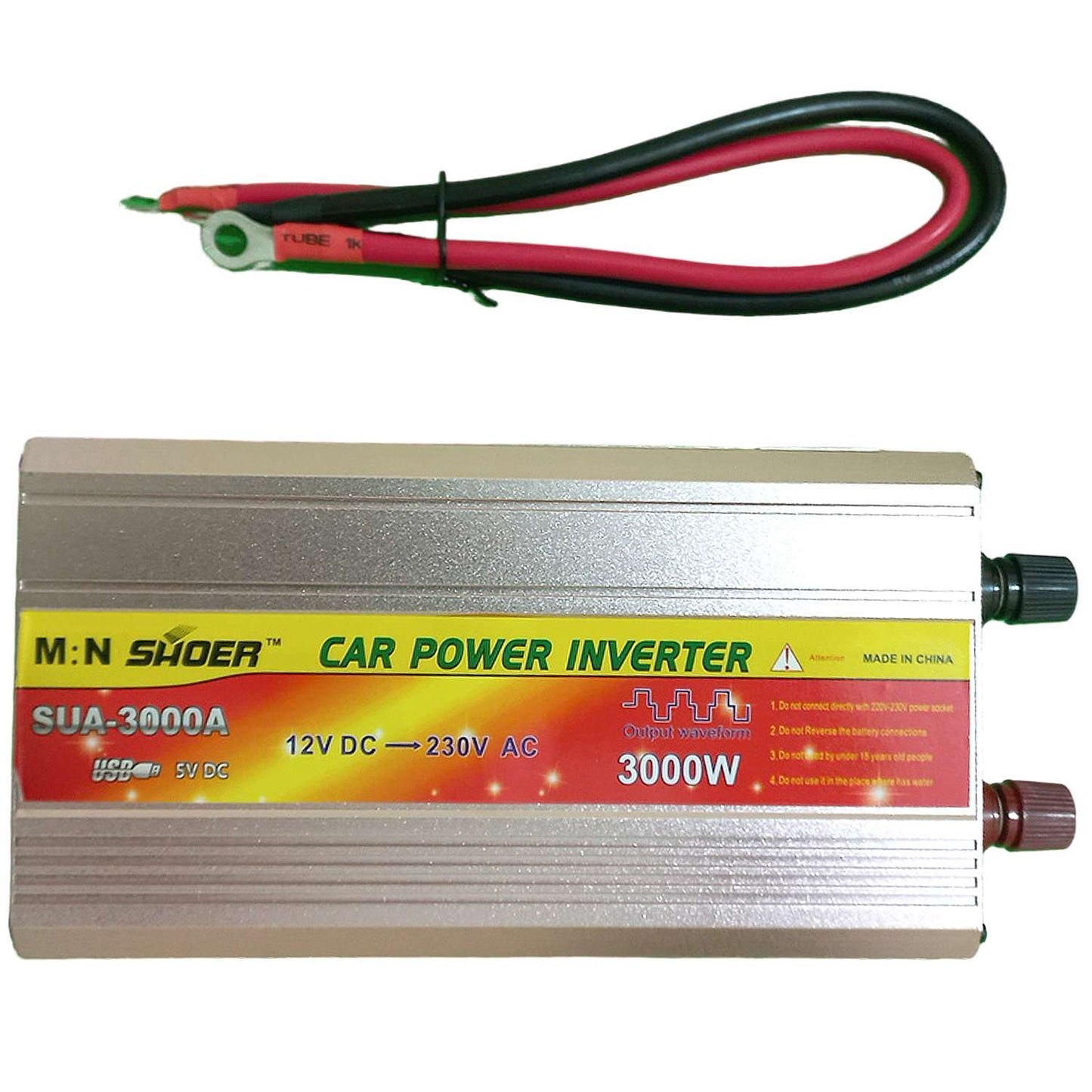 EASTERN 3000W Inverter SUA-3000A Modified Sine Wave Solar Power USB 12V DC to 220VAC