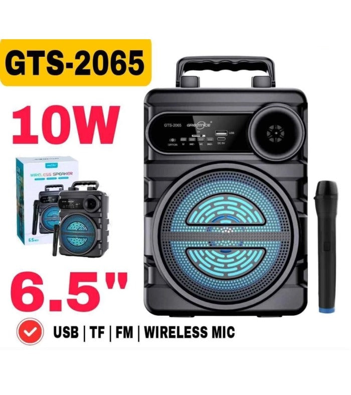 GTS-2065 6.5 inch Speaker Outdoor B/T PortTable