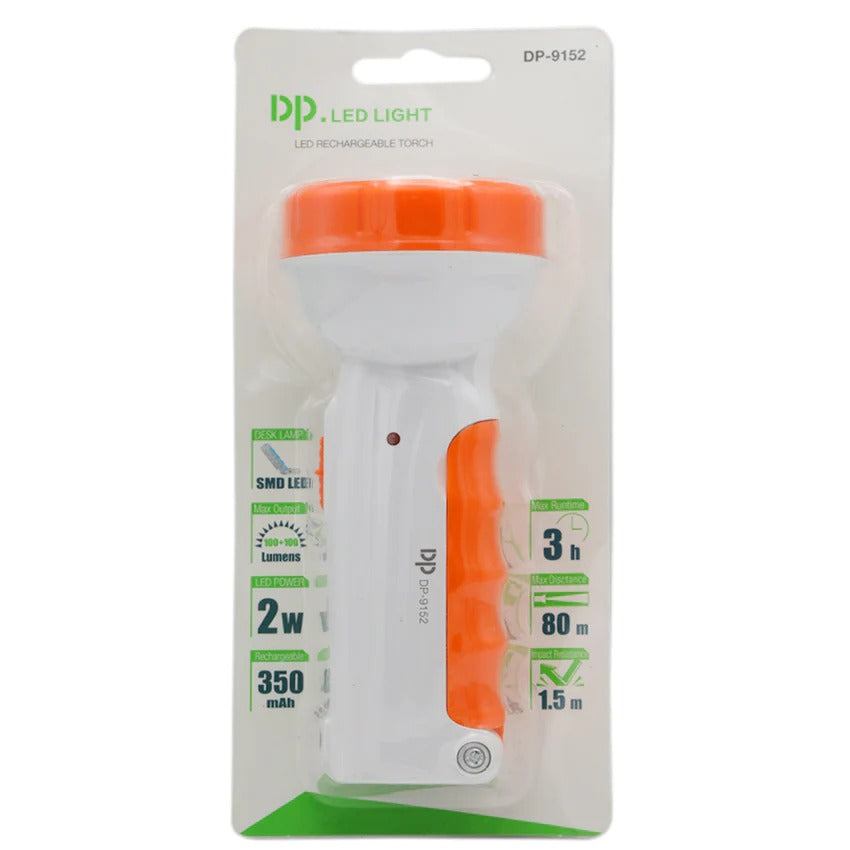 DP | Rechargeable |Led FlashLight | Model: DP-9152
