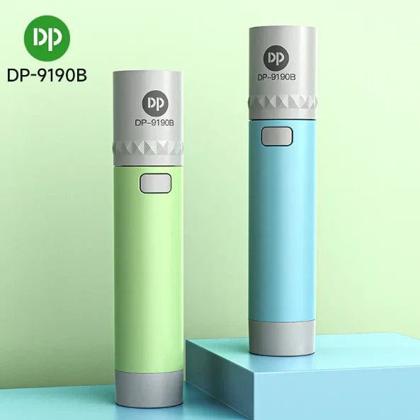Pocket Torch Light / Flashlight | 3W Zoomable | 1000mAh Type-C Charging DP-9190B