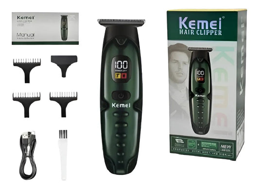 "KEMEI KM-519A Rechargeable Hair Clipper – Cordless Trimmer for Hair & Beard"