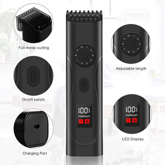 "SHINON CH-2700 Professional Rechargeable Hair Clipper – Cordless Trimmer for Hair & Beard"