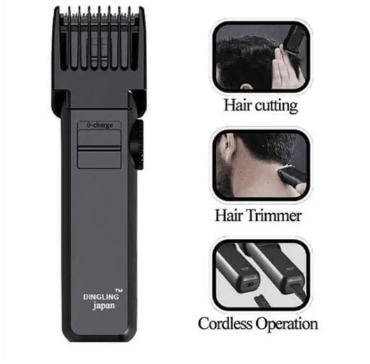 "Dingling RF-610B Original Rechargeable Hair & Beard Trimmer – Professional Cordless Clipper"