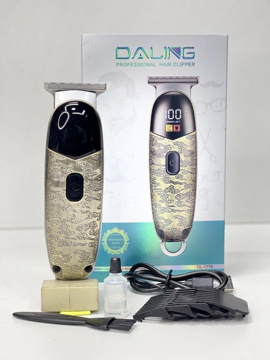 "DALING DL-1778 Professional Rechargeable Hair Clipper – Cordless Trimmer for Hair & Beard"