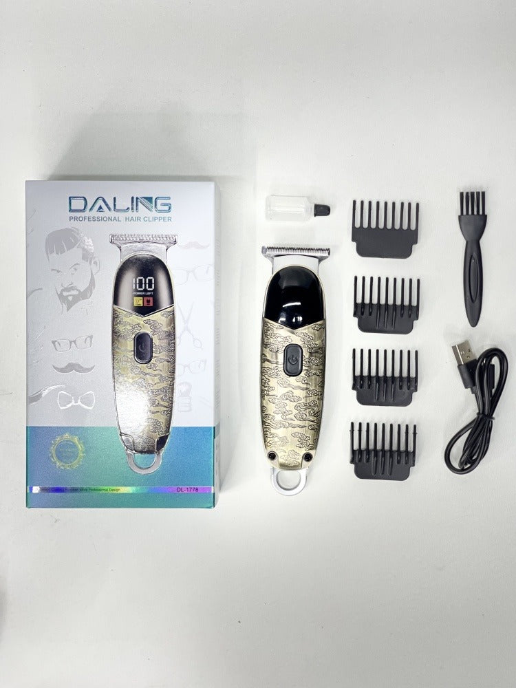 "DALING DL-1778 Professional Rechargeable Hair Clipper – Cordless Trimmer for Hair & Beard"
