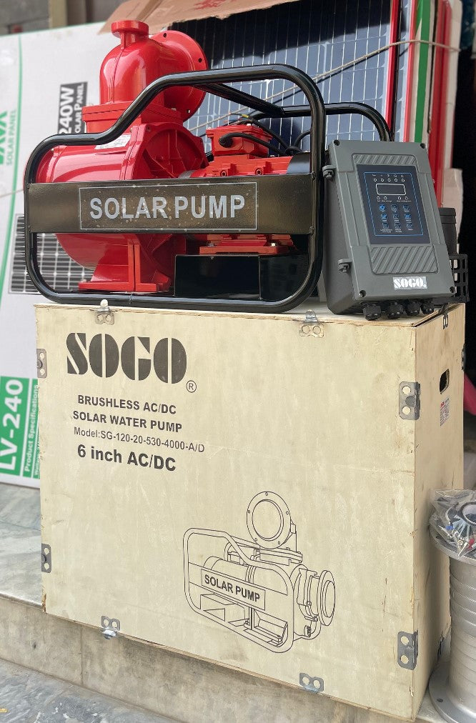 6x6 BLDC Pump – SOGO AC/DC | High Performance Solar Water Pump