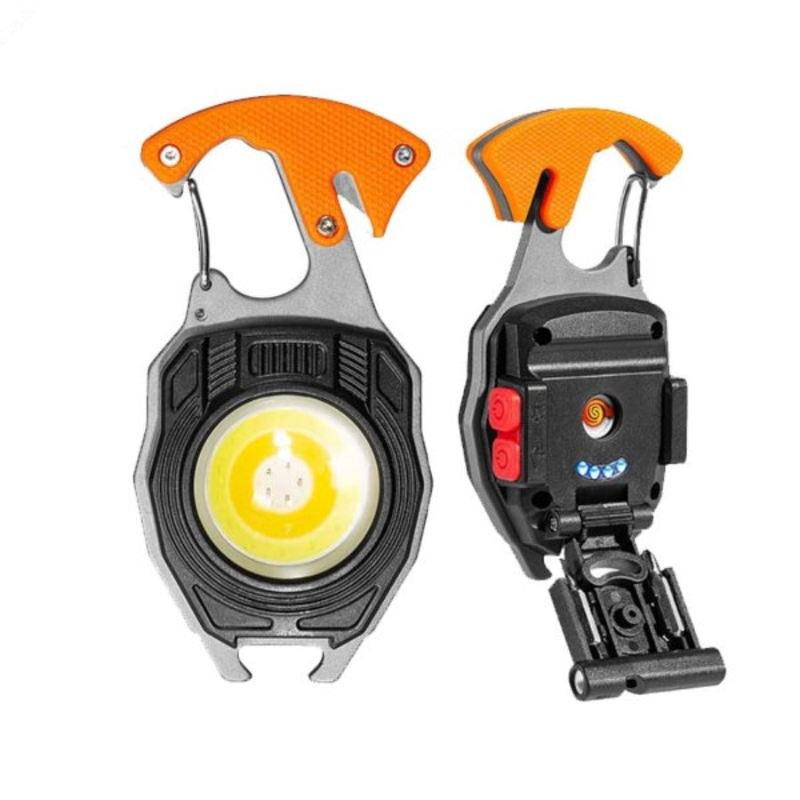 LED Rechargeable Flashlight Multi Tool Keychain (W5147)
