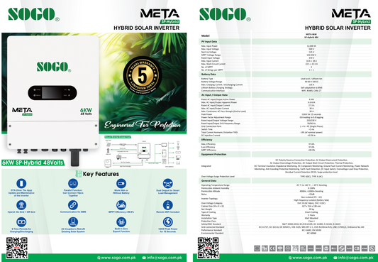 META Hybrid Inverter 6KW