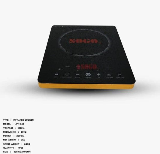 Sogo Electric Stove JPN-665 Infrared Cooker.