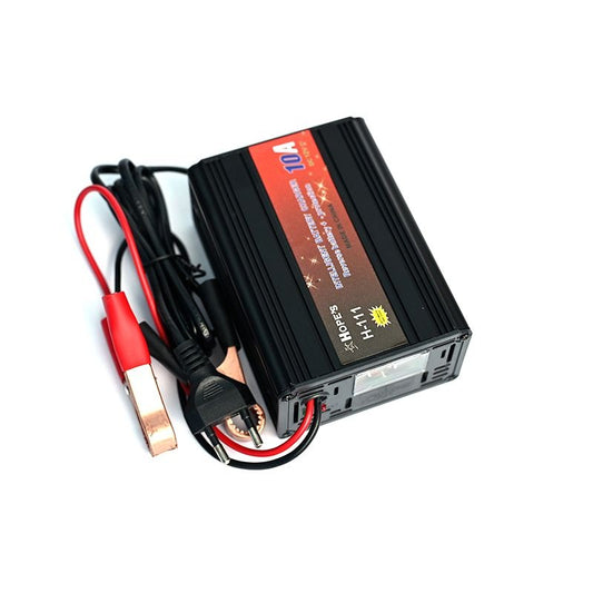 Hopes H-111 Intelligent Battery Charger for Cars Bikes and UPS Battery - 10 Amps -Reverse Battery + - Protection Automatic  - 10A DC 12V
