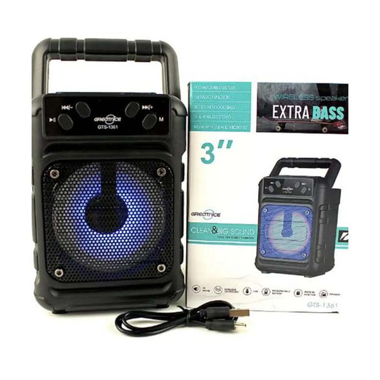 Bluetooth Mp3 Speakers Wireless Deep Bass , Extra volume Model GTS-1361
