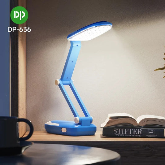 LED Foldable Desk Lamp 1300mAh Rechargeable Battery DP-636