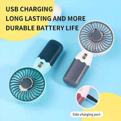 Mini Hand Fan - Ultra-Portable, Rechargeable Fan with Strong Airflow for Summer Cooling Anywhere