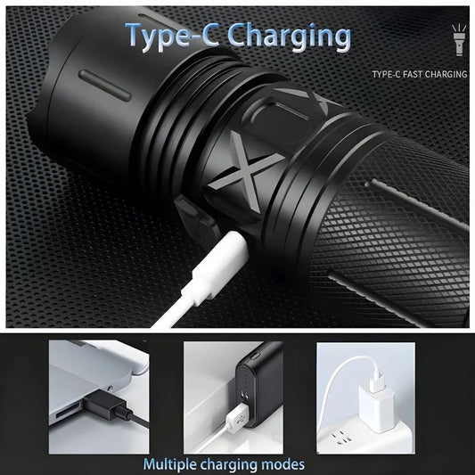 Ruilang RL-W409 High Power Telescopic Rechargeable Super P90 FlashLight