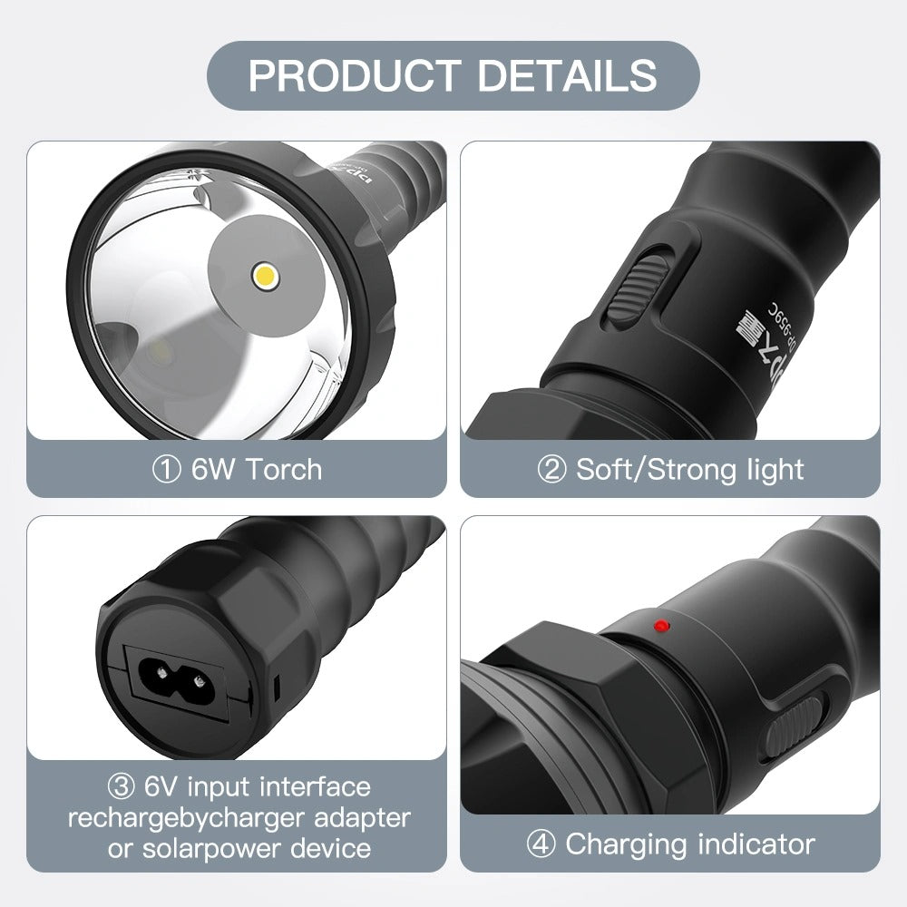 DP-959C Rechargeable LED Flashlight